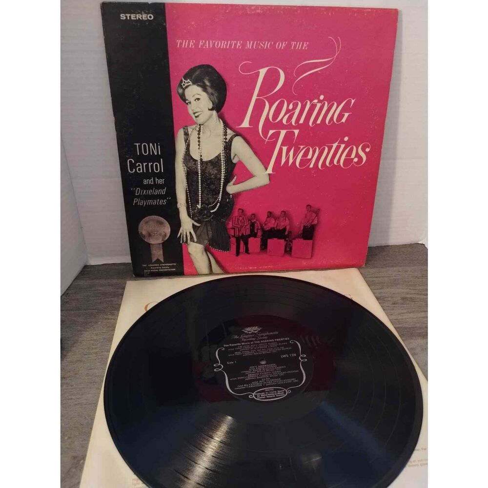 Toni Carroll & Dixieland Playmates "Roaring Twenties" Vinyl LP